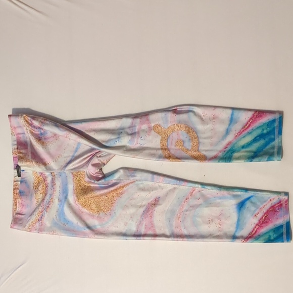 Rainbow Peloton Leggings - Picture 1 of 4
